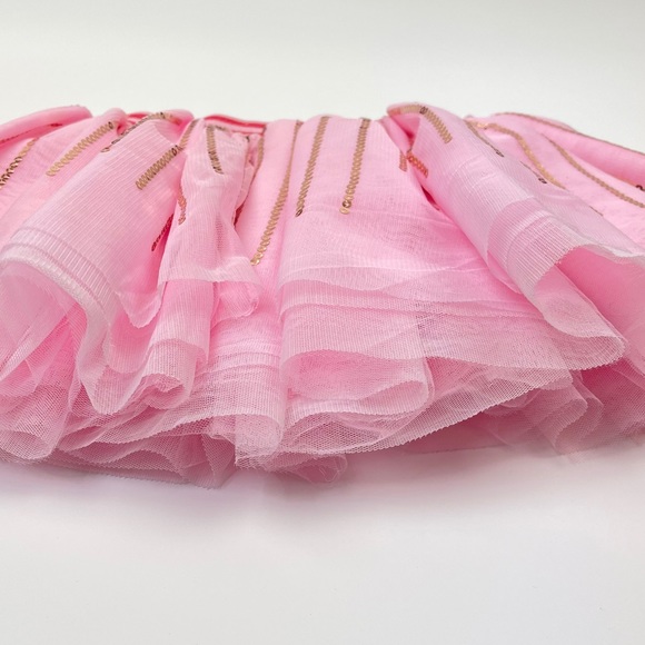 🐯2/$15🐯 DISNEY Princess TuTu Skirt Pink Sequins - Picture 8 of 14